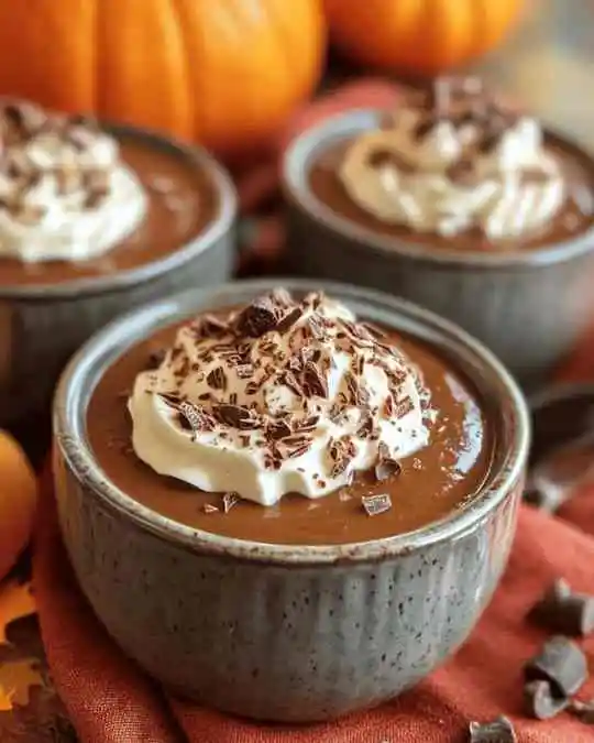 Easy Pumpkin Puree and Dark Chocolate Mousse Recipe