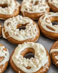 Easy White Chocolate-Covered Pretzels Recipe