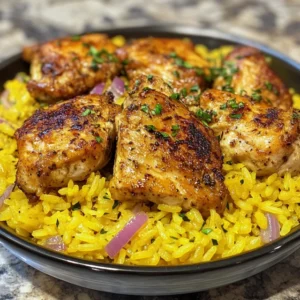 Perfect Chicken and Yellow Rice Recipe Flavorful & Easy to Make