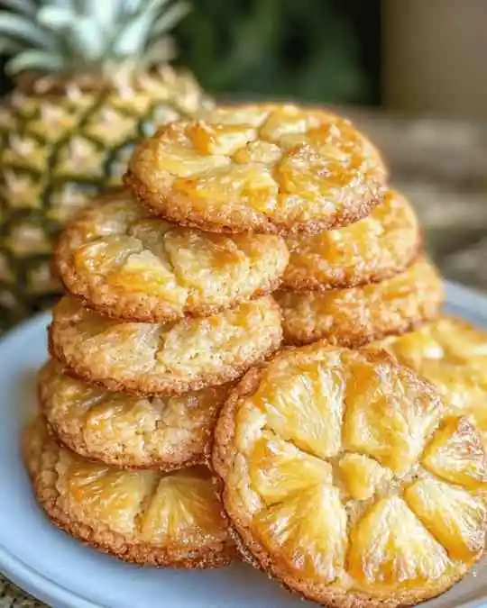 Soft Pineapple Cookies A Sweet Tropical Treat