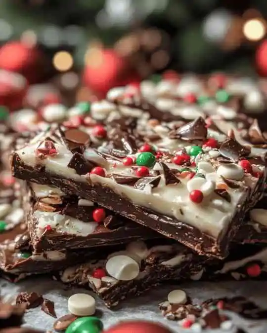 What is Christmas bark made of?